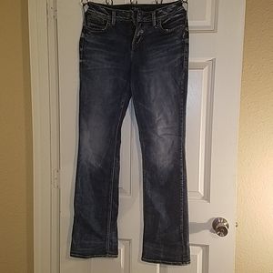 Silver Jeans Suki High Rise Slim Boot Jeans Size 29×33